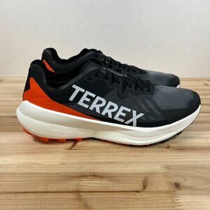 Adidas Terrex Agravic Speed Trail Running shoes Mens 11.5 Core Black Orange